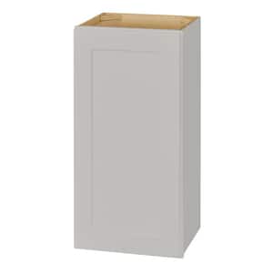 Avondale 15 in. W x 12 in. D x 30 in. H Ready to Assemble Plywood Shaker Wall Kitchen Cabinet in Dove Gray
