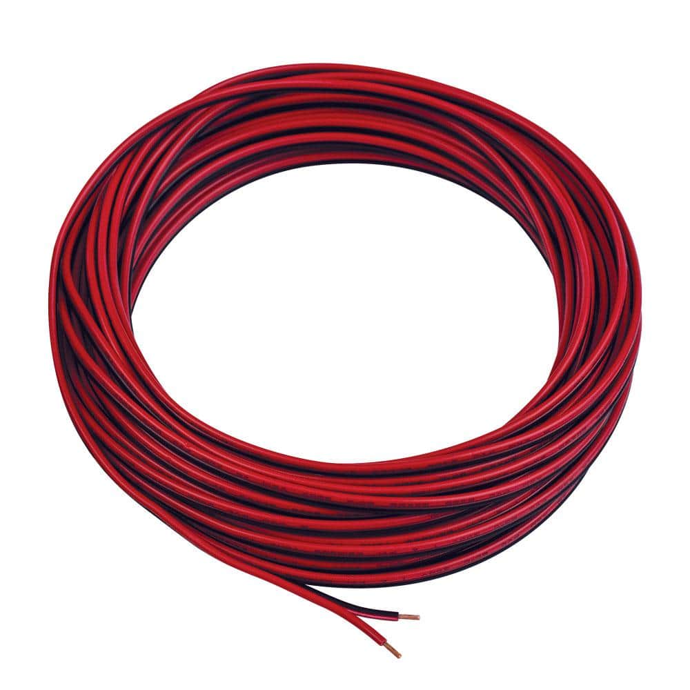 26 ft Red and Black Copper Flat Ribbon Cable