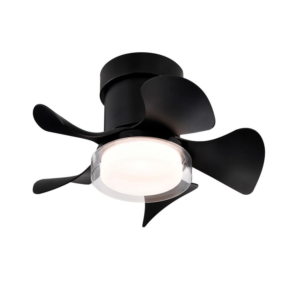 21 in. Indoor Matte Black Ceiling Fan with 3-Color Temperatures Light and Remote Control DC Motor price history on PriceWatchPro