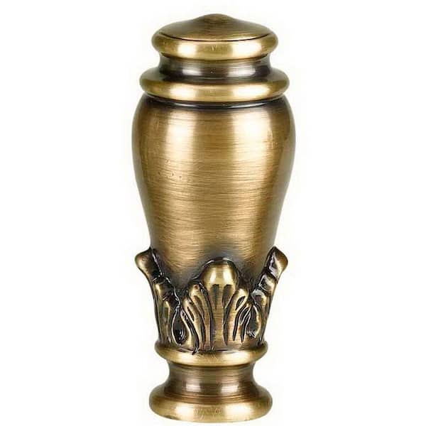 CAL Lighting 3 in. Copper Urn Metal Cast Lamp Finial-DISCONTINUED