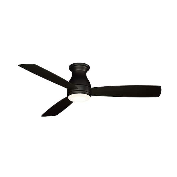 FANIMATION Hugh 52 in. Integrated LED Indoor/Outdoor Dark Bronze Ceiling Fan with Light Kit and Remote Control