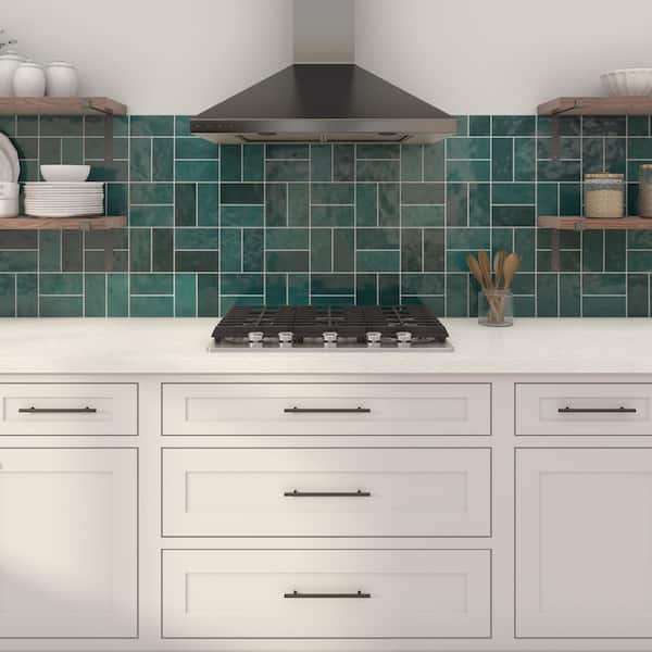 LuxeCraft Mystique 3 in. x 6 in. Glazed Ceramic Wall Tile (12 sq. ft./Case)