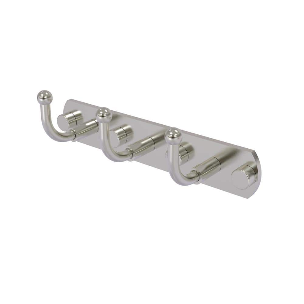 Allied Brass Skyline Collection 3 Position Robe Hook in Satin Nickel