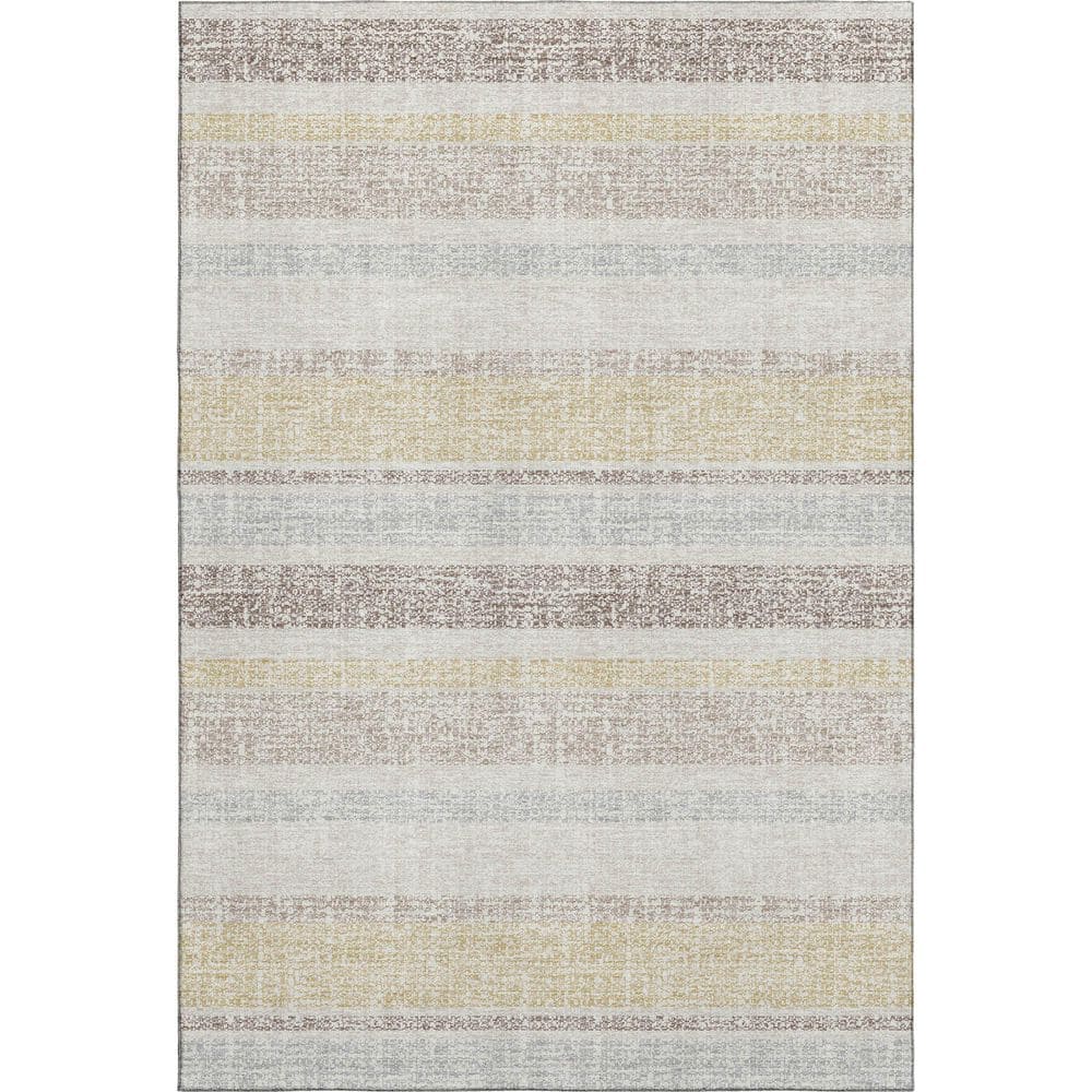 Mayfield Premium Machine Washable Abstract AMF2122 Ivory 8 ft. x 10 ft. Area Rug price history on PriceWatchPro