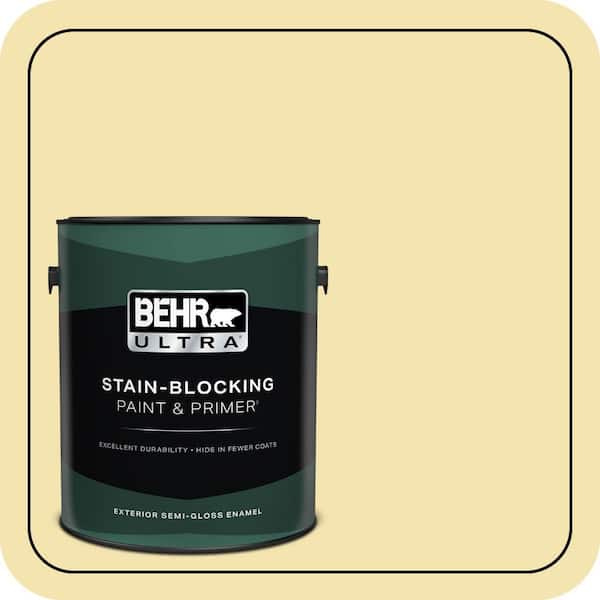 BEHR ULTRA 1 gal. #390C-3 Windsong Semi-Gloss Enamel Exterior Paint & Primer