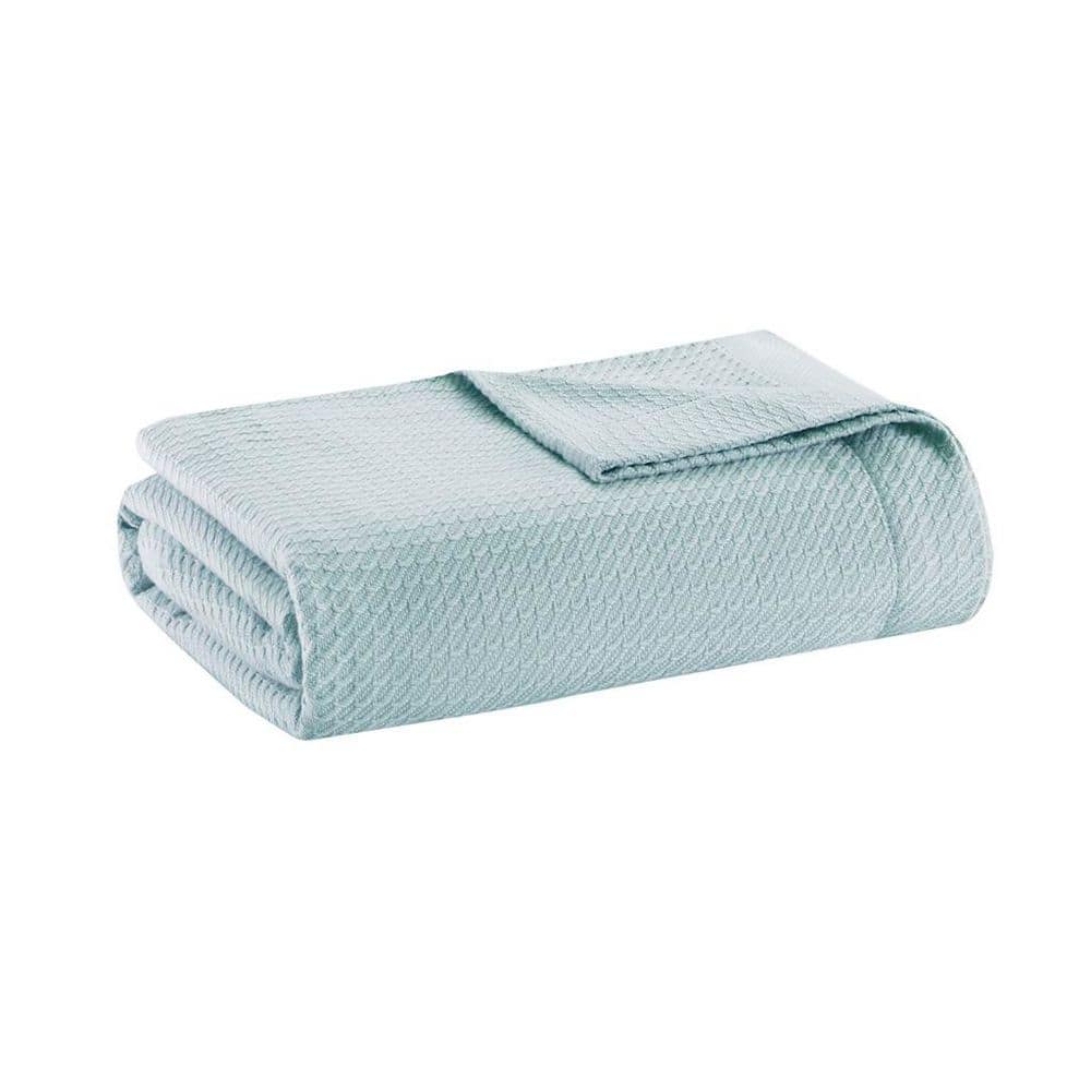 Light Blue Solid 100% Cotton Full/Queen Bedding Blanket price history on PriceWatchPro