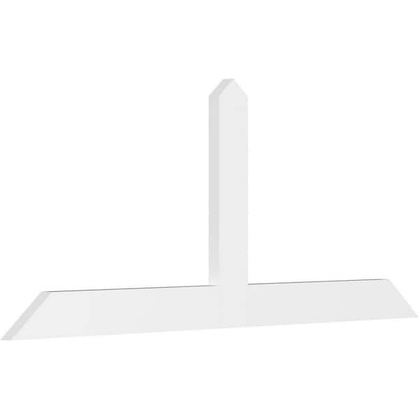 Ekena Millwork Portland 84 in. W x 35 in. H x 2 in. D Signature Polyurethane Bracket