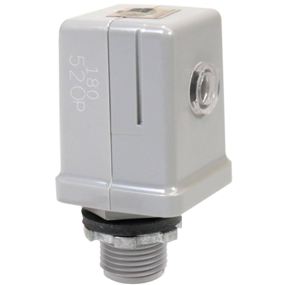 Gray Polycarbonate 120V Stem Mount Thermal Photocontrol