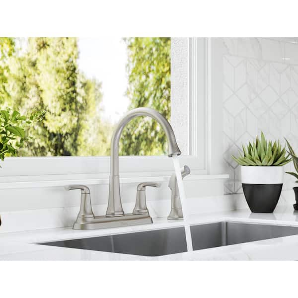 Pfister popular Ladera F-036-4LRC 2-Handle Kitchen Faucet with Side Spray