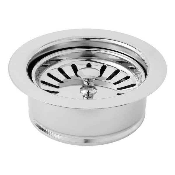 SIGNATURE HARDWARE 4.5 in. Disposal Flange in Chrome