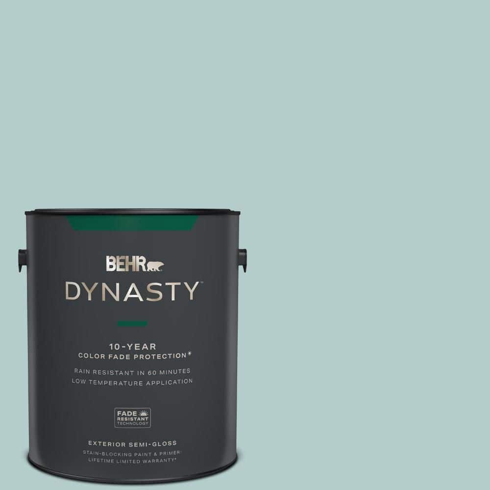 BEHR DYNASTY 1 gal. #PPU13-15 Clear Pond Semi-Gloss Exterior Stain ...