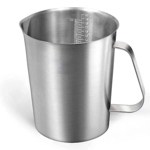 Measuring Cup 3 Measurement Scales, Including Cup Scale, ML Scale, Ounce Scale with Handle, 64 oz. (2.0 Liter, 8 Cup)
