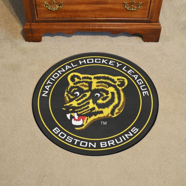 FANMATS NHL Retro Kansas City Scouts Black 2 ft. Round Hockey Puck Area Rug  35505 - The Home Depot