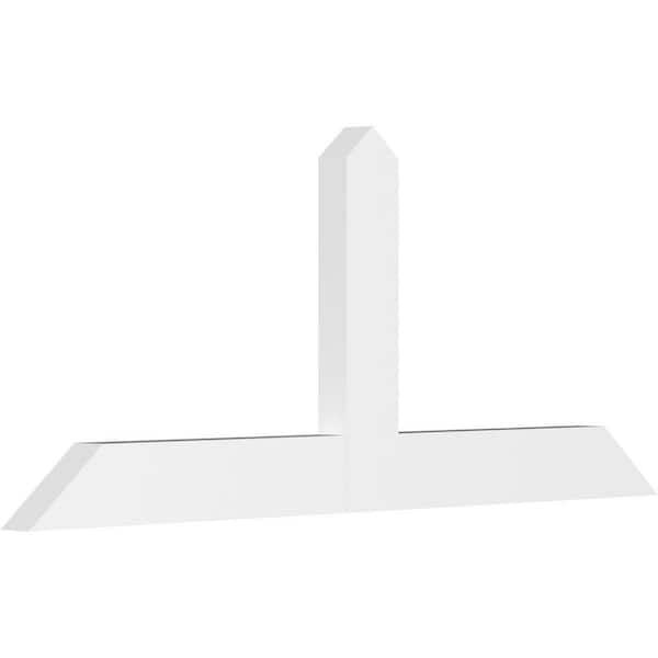 Ekena Millwork Portland 48 in. W x 20 in. H x 2 in. D Signature Polyurethane Bracket