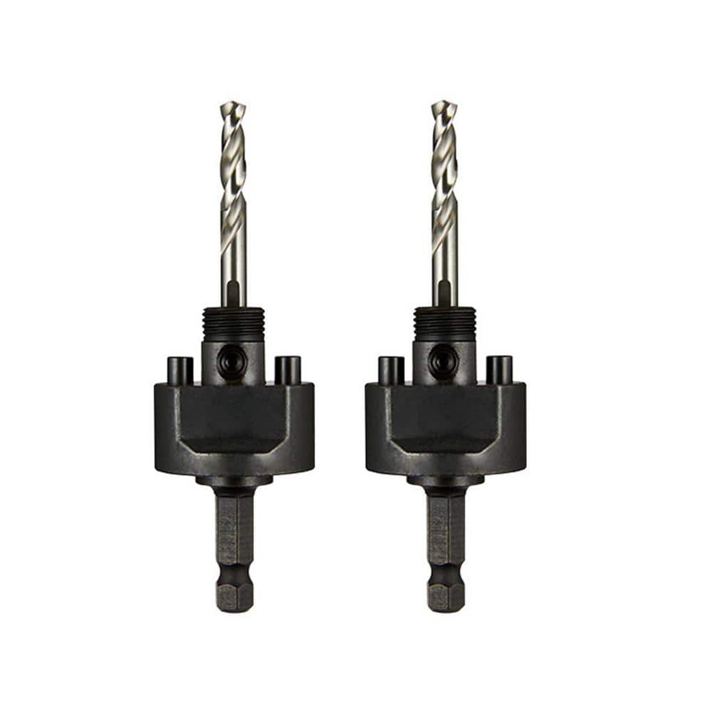 3/8 in. Quick Change Large Hole Saw Arbor with Pilot Drill Bit (2-Pack) price history on PriceWatchPro