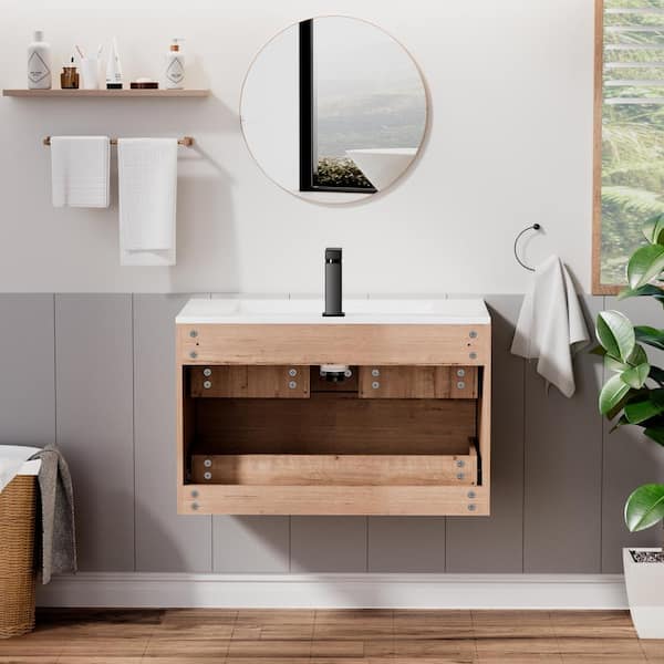eclife 30 in. W x 18.1 in. D x 18.1 in. H Single Sink Bath
