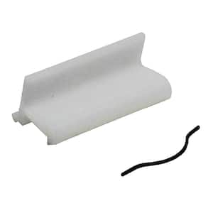 Yale Ogron White Plastic Single Hung Window Sash Lock (2-Pack)