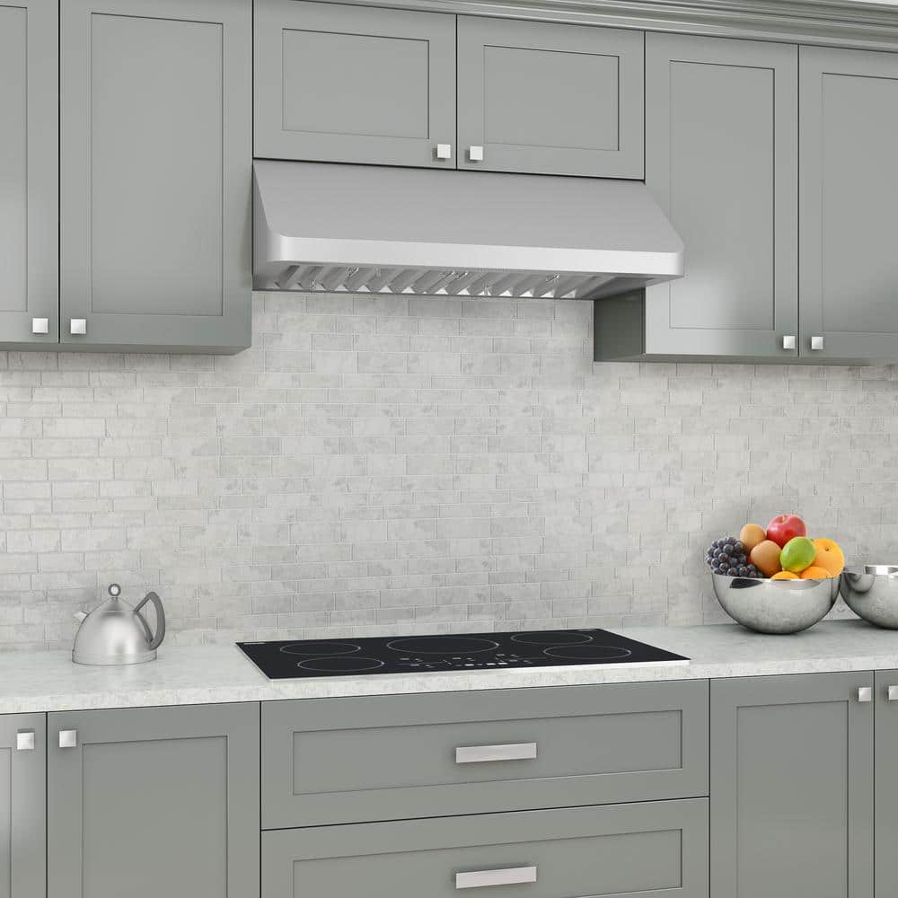 Ancona UCR636 36 in. 600 CFM Ducted Under Cabinet Range Hood with LED ...