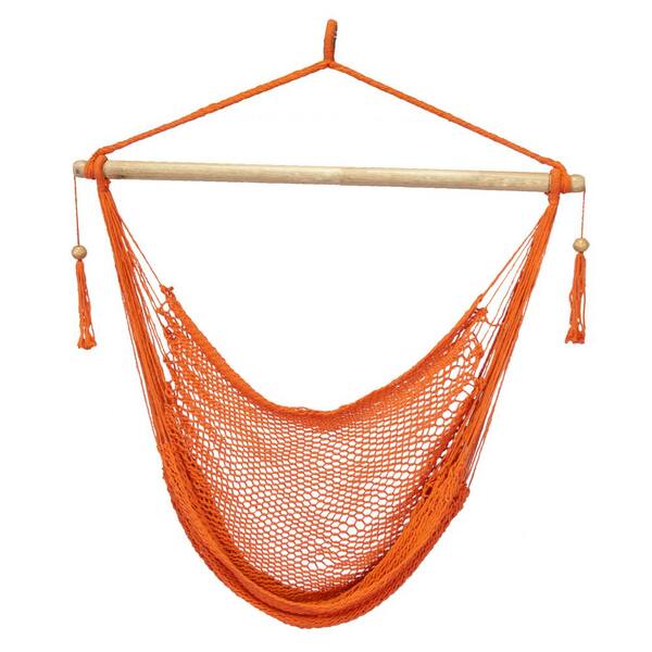 orange hammock chair