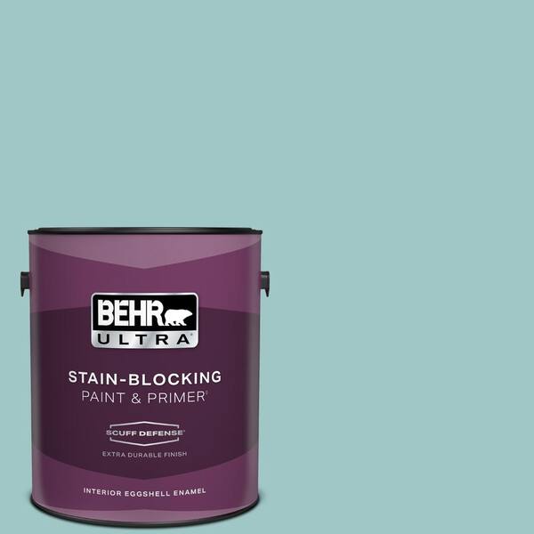 BEHR ULTRA 1 gal. Home Decorators Collection #HDC-SP16-08 Blue Bell Extra Durable Eggshell Enamel Interior Paint & Primer