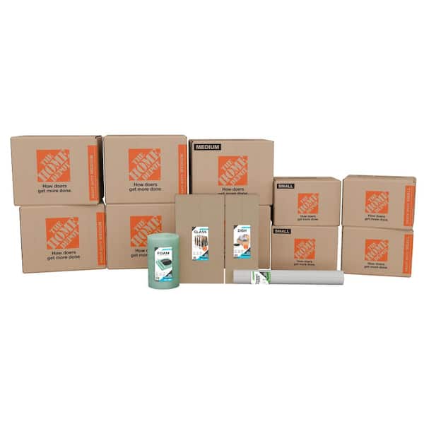 10-Box Kitchen Packing and Moving Box Kit