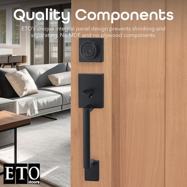 ETO DOORS Rancho 36 in. x 80 in. Craftsman Universal Handing 3