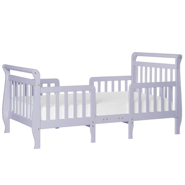 Dream On Me Emma Lavender Ice Toddler Sleigh Bed