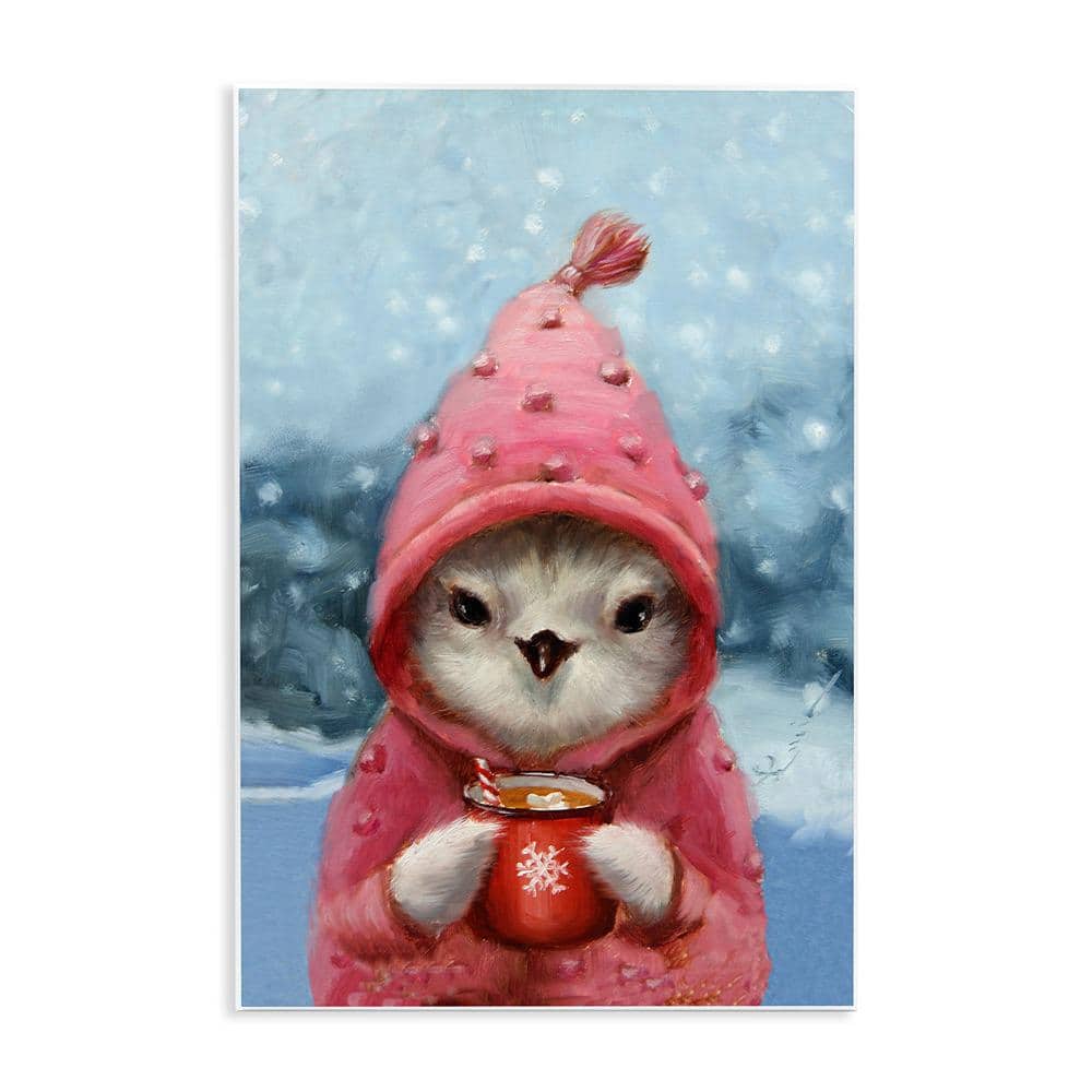 Bird with Winter Cocoa by Lucia Heffernan 1-Piece Unframed Graphic Print Animal Poster Art Print 15 in. x 10 in. price history on PriceWatchPro