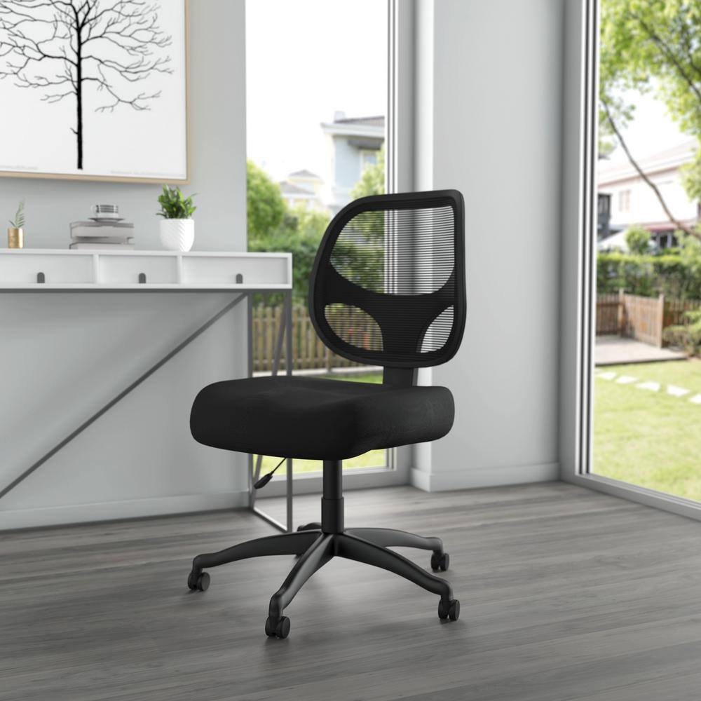 Black High Back Mesh Swivel Task Chair