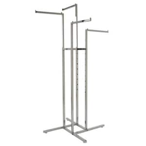 Chrome Metal Clothes Rack 32 in. W x 72 in. H