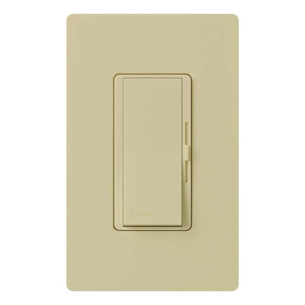 Ivory Single-Pole/3-Way Rocker Light Dimmer Switch