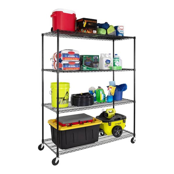 Seville Classics UltraDurable 4-Tier Commercial NSF