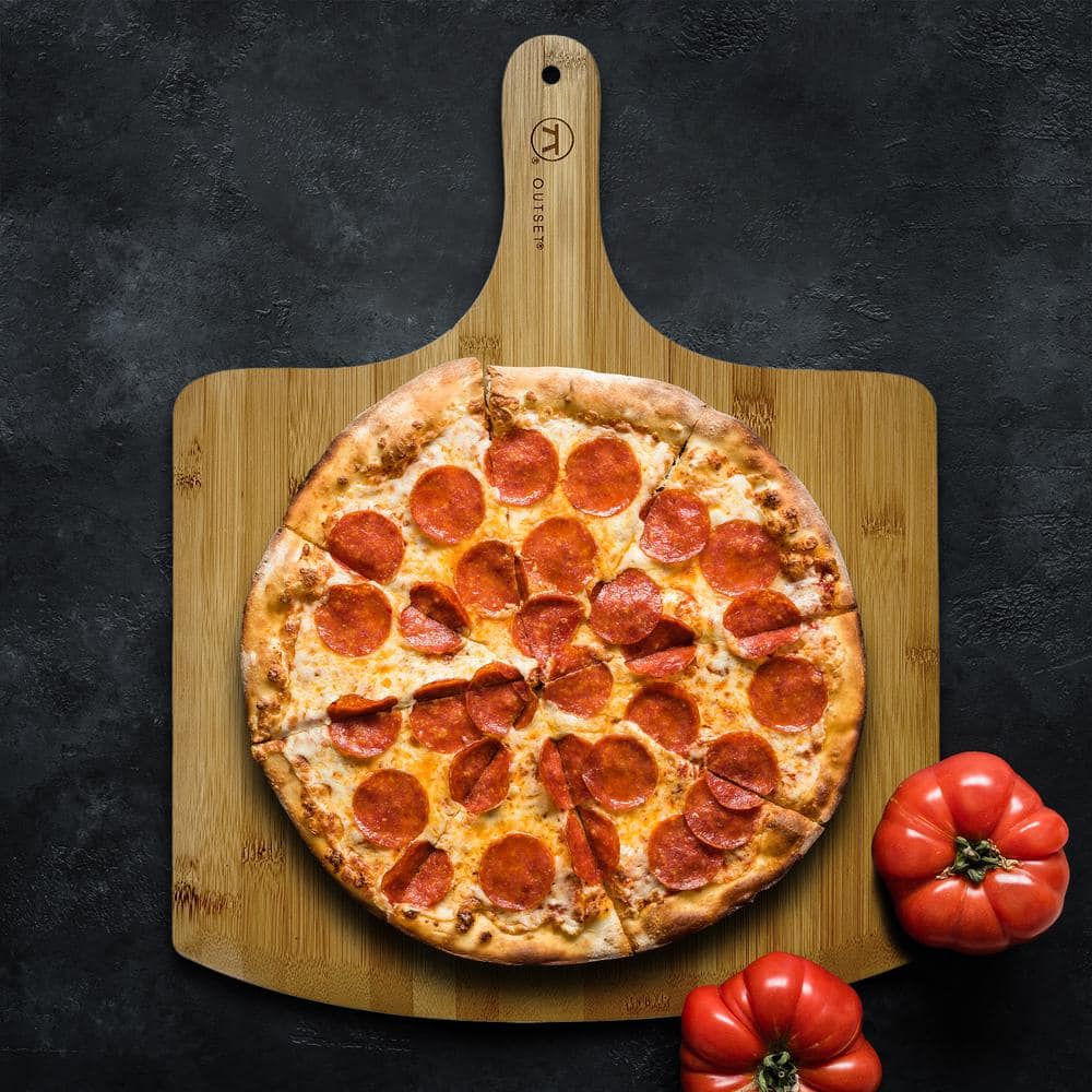 Extra Large Bamboo Pizza Peel with Handle, 18" x 14"