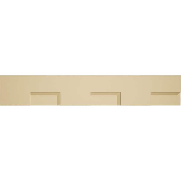 Ekena Millwork 1 in. D x 8 in. W x 48 in. L Primed Polyurethane Panel Moulding