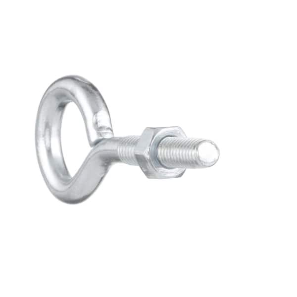 Everbilt 3/8 in. x 4 in. Zinc-Plated Eye Bolt with Nut 807206 - The Home  Depot