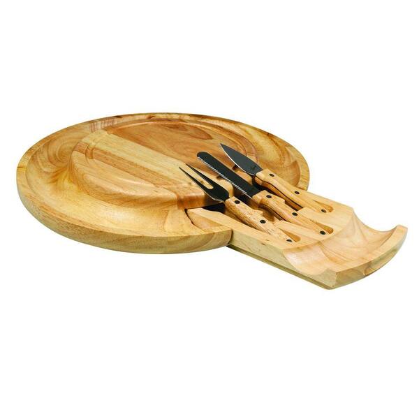 Legacy Colby 4-Piece Wooden Cutting Board with Tool Set