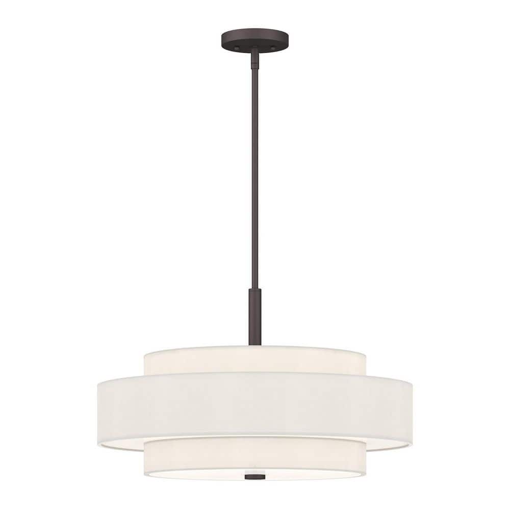 Meridian 5 Light Bronze Pendant