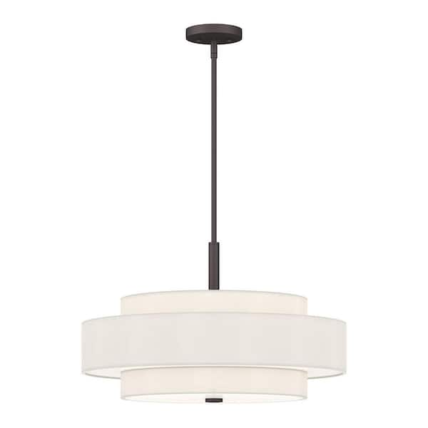 Meridian 5 Light Bronze Pendant