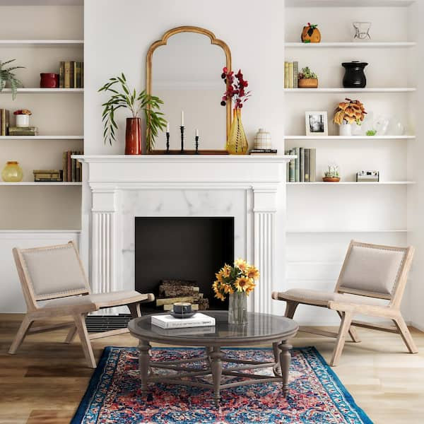 Accent chairs best sale near fireplace