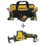 ATOMIC 20-Volt MAX Cordless Brushless Hammer Drill/Impact Combo Kit (2-Tool) with ATOMIC Compact Reciprocating Saw