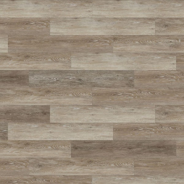 Khaki Oak 4 MIL x 6 in. W x 36 in. L Grip Strip Water Resistant Luxury Vinyl Plank Flooring (24 sqft/case)