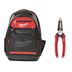 Jobsite Backpack with 6-in-1 Wire Pliers