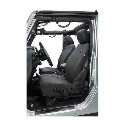 Front Seat Covers - '13-'18 Wrangler JK (Black Diamond)