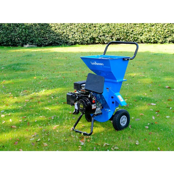 Landworks 3 Inch Max Capacity 7HP Gas Powered Wood Chipper