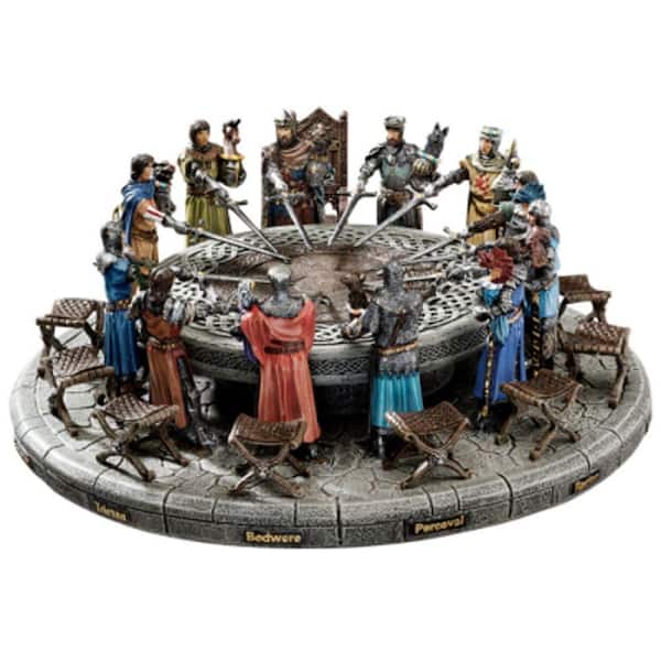 Design Toscano 5-3/25 in. King Arthur and Round Table