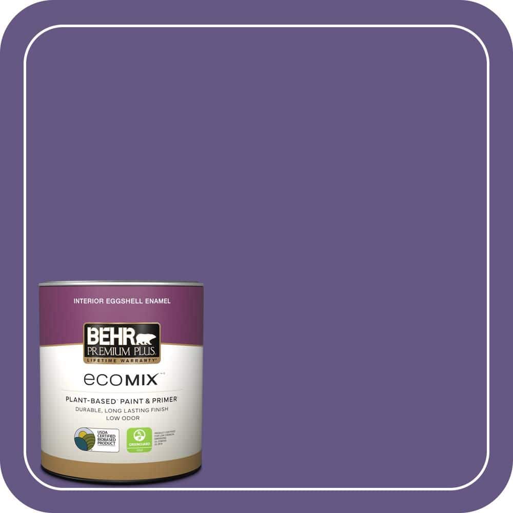 1 qt. #640B-7 Berry Jam Eggshell Enamel EcoMix Plant-Based Interior Paint & Primer price history on PriceWatchPro