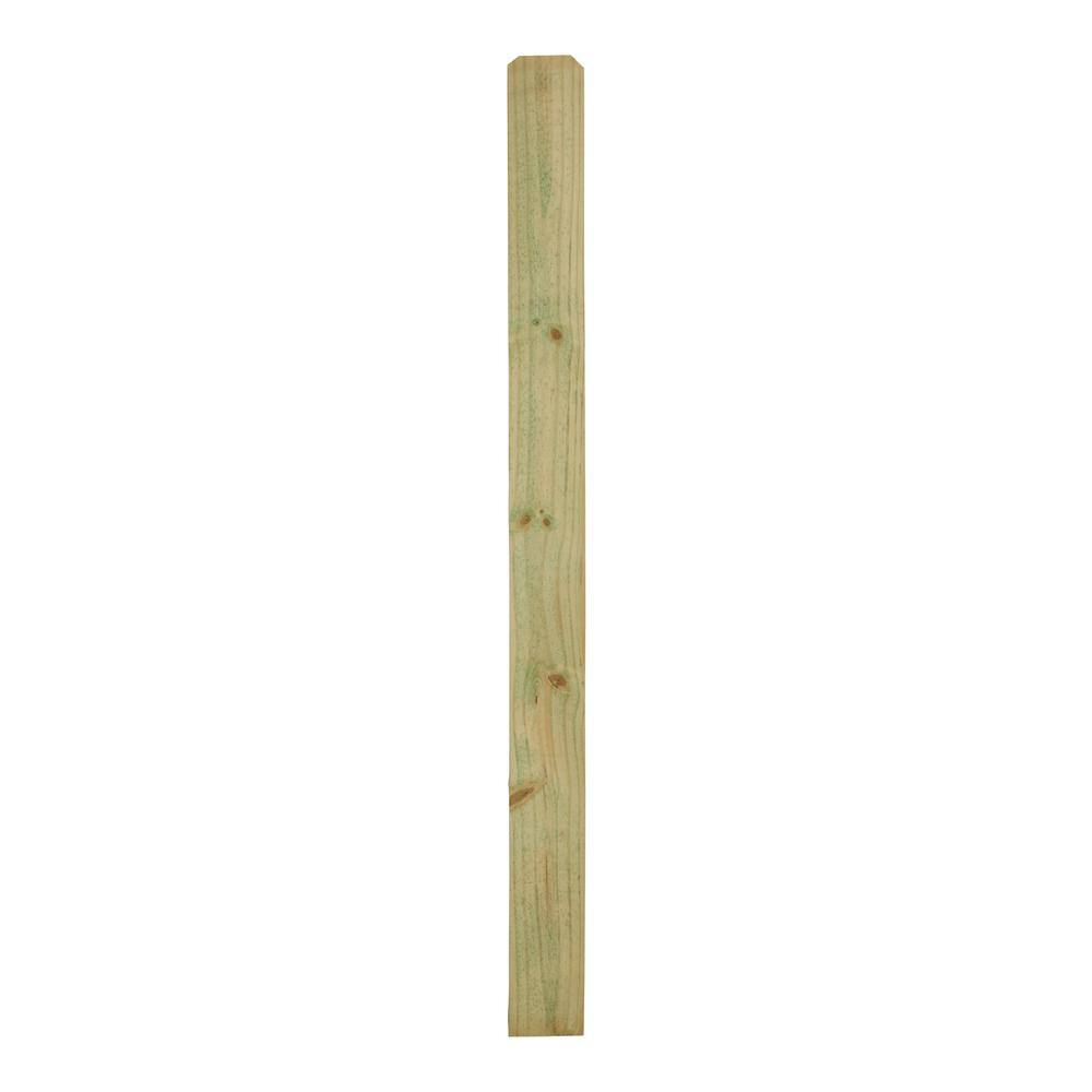 Outdoor Essentials 1 in. x 6 in. x 8 ft. PressureTreated Pine DogEar