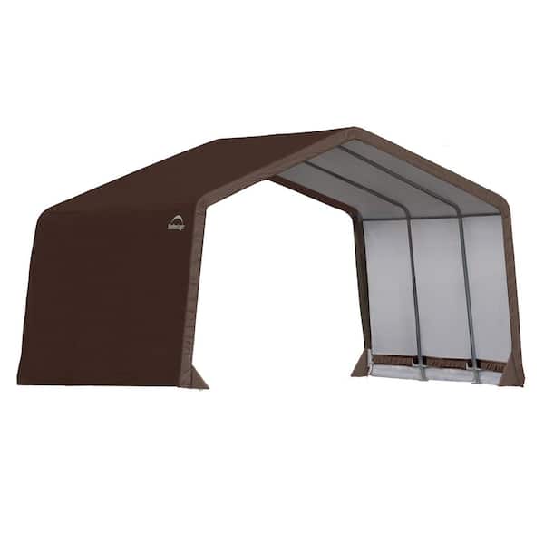 12 ft. x 12 ft. x8 ft. 3-in-1 Loafing Shed/ Garage