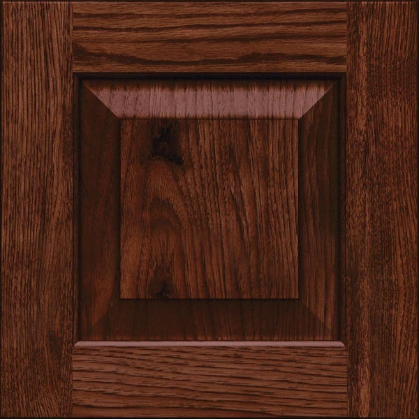 KraftMaid Dillon 14 5/8 x 14 5/8 in. Cabinet Door Sample in Kaff