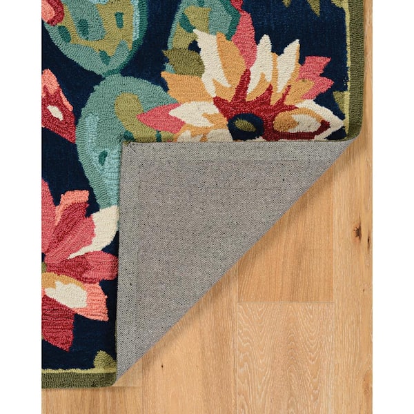 Legion Austin Navy/Multi 5 ft. x 7 ft. Area Rug